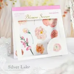 コラージュ　癒しフラワー　ステッカーブック6冊