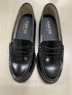 HARUTA ブラック ローファー#3804 23.0 3E