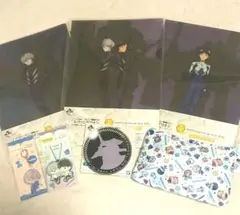 ①エヴァ 一番くじ I賞×３、H賞×１,アクキー,ラバキー,フリーケース