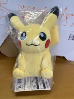 1名様 新品タグ ポケモン おすわり ピカチュウ ぬいぐるみ ピカピカボックス