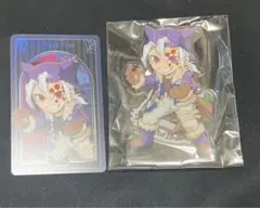 鬼滅の刃 ハロウィン 宇髄天元 カフェ アクリルスタンド メタリックカード