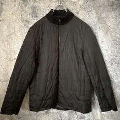Calvin Klein 中綿キルティングジャケット S 黒 軽量ナイロンメンズ
