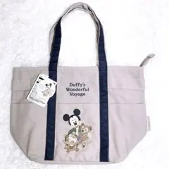 タグ付き ワンダフルヴォヤッジ トートバッグ ダッフィー ディズニーシー