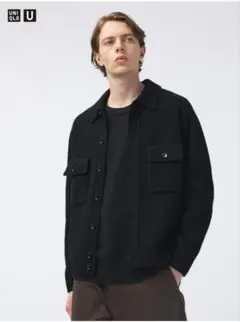 UNIQLO U ラムニットジャケット 黒 XLサイズ