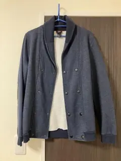 【美品】H&M ネイビー　スウェット　ジャケット