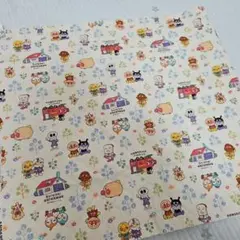 アンパンマン麻混キルトカットクロス 約107×50 cm