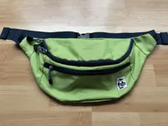 チャムス ライムグリーン ボディバッグ
