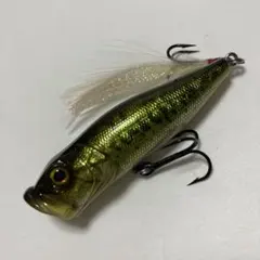 メガバスPOPXになりますレアカラーデッドリーブラツクシャッド97年です Megabass メガバス ポップX 希少 白目97デッドリーブラックシャッド