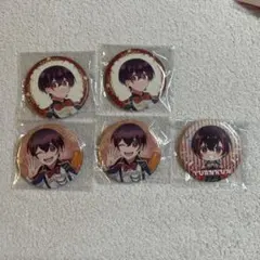 カラフルピーチ　ゆあんくん　ぷぴぱ缶バッジ5個