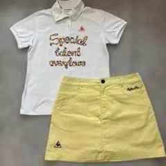 ハ*キ様 超美品❤ビタミンカラーNew Balance ゴルフウェア 3点セット