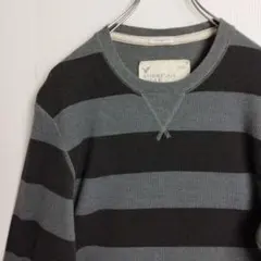 は*ん様 アメリカンイーグル 長袖シャツ ロンT サーマルシャツ ボーダー バイ