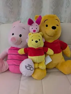 《お値下げ》ディズニー　プーさん　ピグレット　ぬいぐるみ　まとめ売り