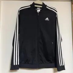 adidas ブラック ジャージ トラックジャケット XL