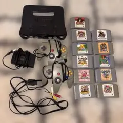ジャンク品NINTENDO 64 本体 コントローラー ゲームソフト11本セット