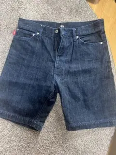 ☆美品☆「STUSSY」デニムショートパンツ【W30】濃紺 ジーンズ JEANS