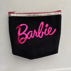 Barbie ポーチ ブラック ピンク