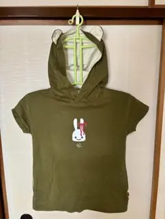 cune ウサギプリント耳付きフードTシャツ（サウンドシステム付き）のサムネイル