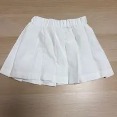 新品タグ付き メゾピアノ グラデーション スカパン サックス 120cm