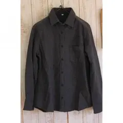 12T277 無印良品 起毛シャツ トップス カットソー Lサイズ