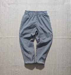 GU ジーユー デニム シェフパンツ テーパード イージーパンツ ヒッコリー