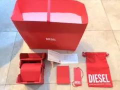 DIESEL レッドショップ袋・ギフトボックスセット