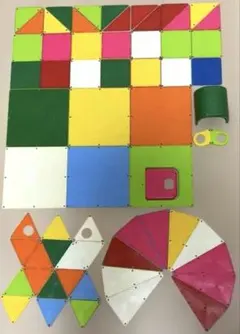 ピタゴラス ひらめきのプレート 全64パーツ 欠品無し