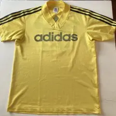 90s adidas デサント製 サッカーゲームシャツ トレフォイルロゴ 160