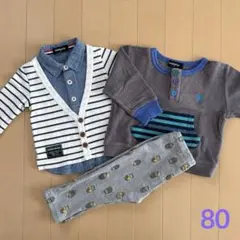 kladskap＊ COMME CA ISM 80 3点セット