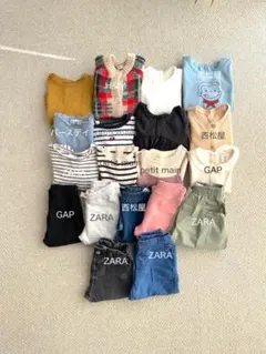 【おまけ付き】 子供服　洋服　女の子　秋冬服　まとめ売り　80cm