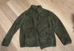 ユニクロ　オリーブグリーン フリースジャケット　サイズS