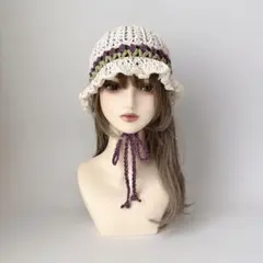 チューリップ柄リボンハット 生成