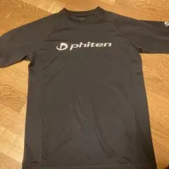 phiten ラグランスリーブ Tシャツ 黒