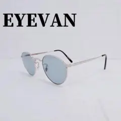 廃盤希少✨️EYEVAN　サングラス　ブルーレンズ　サイド彫刻のサムネイル