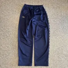 【300円オークション】asics トラックパンツ ネイビー サイドライン 美品のサムネイル
