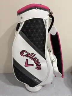 Callaway Solaire キャディバッグ ホワイト ピンクのサムネイル