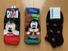 ディズニー ミッキー グーフィー ソックスセット