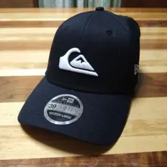 【美品】Quiksilver×NEWERAコラボ キャップ 39THITY 黒