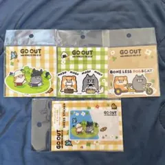 ボンレス犬とボンレス猫ステッカー