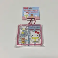 プラスチックモデル風キーホルダー　ハローキティ　テニス