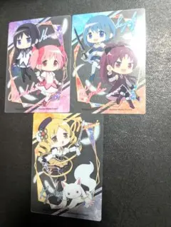 まどか☆マギカ クリアファイル ミュシャ風 叛逆 ほむら 杏子 マミ