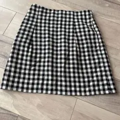 AS KNOW AS チェックスカート