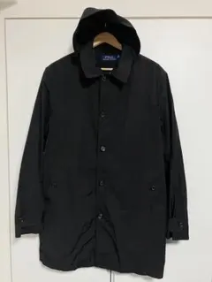 美品✨ポロラルフローレン ステンカラーコート ネイビー L相当 撥水 防風 POLO RALPH LAUREN ポロラルフローレン ステンカラー コート S