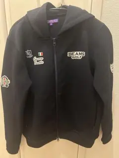 BEAMS GOLF フルジップジャケット M ネイビー紺 ビームスゴルフ