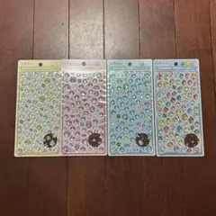 ボンボンドロップシールmini しずくちゃん 4種セット②