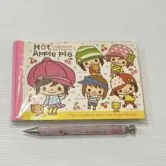 カミオジャパン　Hot Apple Pie メモ帳＆シャープペンシル　２点セット