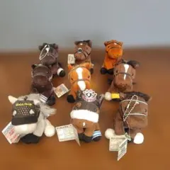 馬年万歳！　名馬 ぬいぐるみセット 9頭