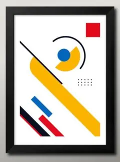 16006■ポスター アート 絵画『バウハウス』A3 マット紙