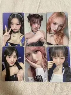 IVE トレカ6枚セット　ウォニョン　ユジン　ガウル　イソ　リズ　レイ