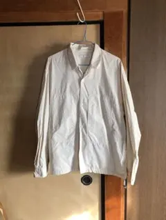 ユニクロ+j スーピマコットンオーバーサイズシャツブルゾン　Lサイズ