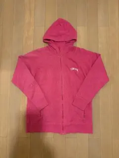 STUSSY 2000s ピンク フルジップパーカーのサムネイル